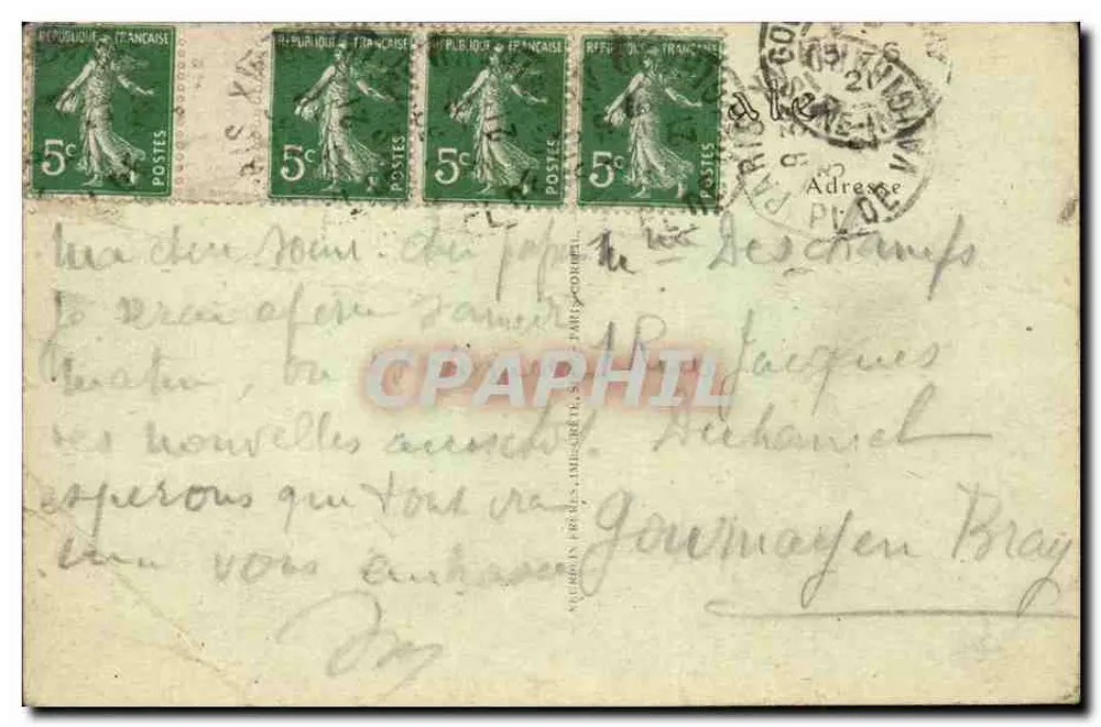 PARIS — A Grande Roleta (altura 100 m.) — ND hot. n° 3110 - Verso
