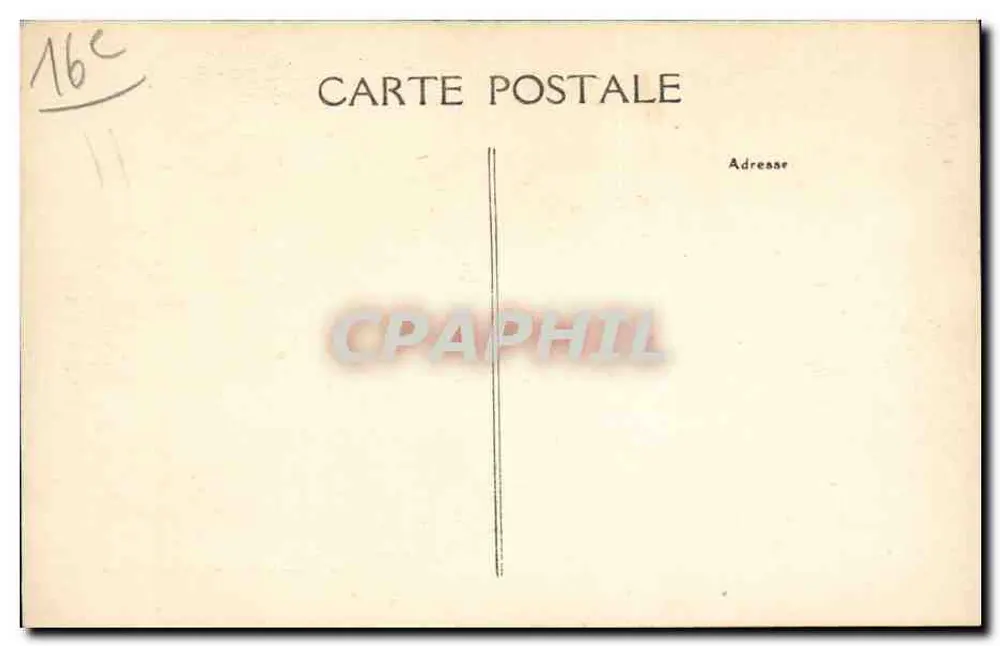 Sekundäre Diözesan-Pensionatschule von Passy — Paris XVIe — Salon des Herrn Direktors — H. Tourte & M. Petit, Verleger, Levallois-Paris - Rückseite
