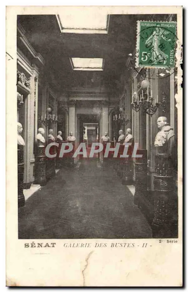 Senat — Galerie der Büsten - II — CPHAPHIL, 2. Serie - Vorderseite