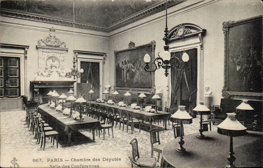 PARIS — Câmara dos Deputados — Sala das Conferências — Editor H.L.D. n° 967 - Frente