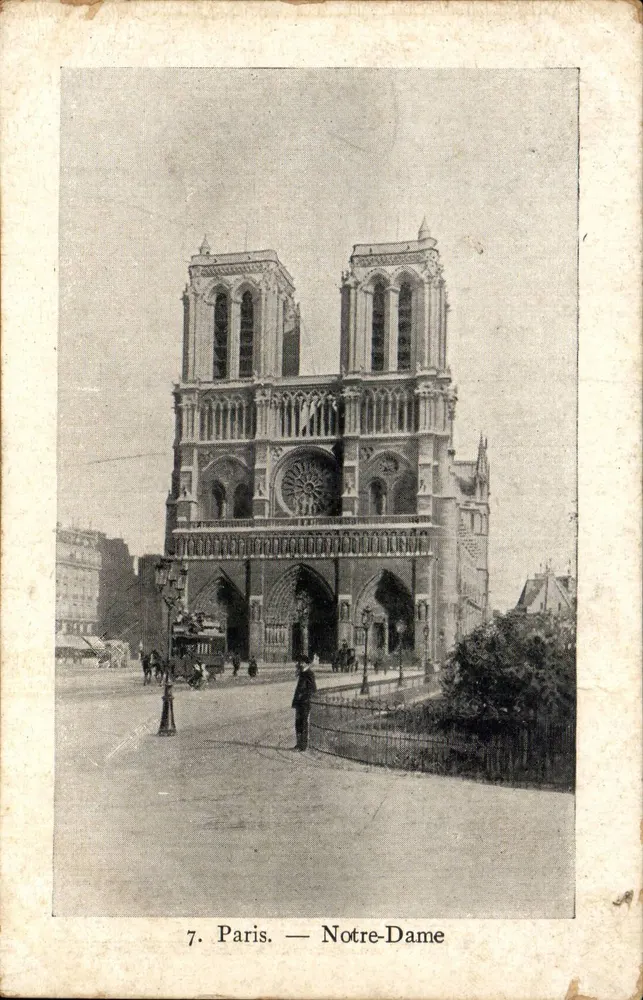 Paris — Notre-Dame — Coleção do Petit Parisien, n° 7 - Frente