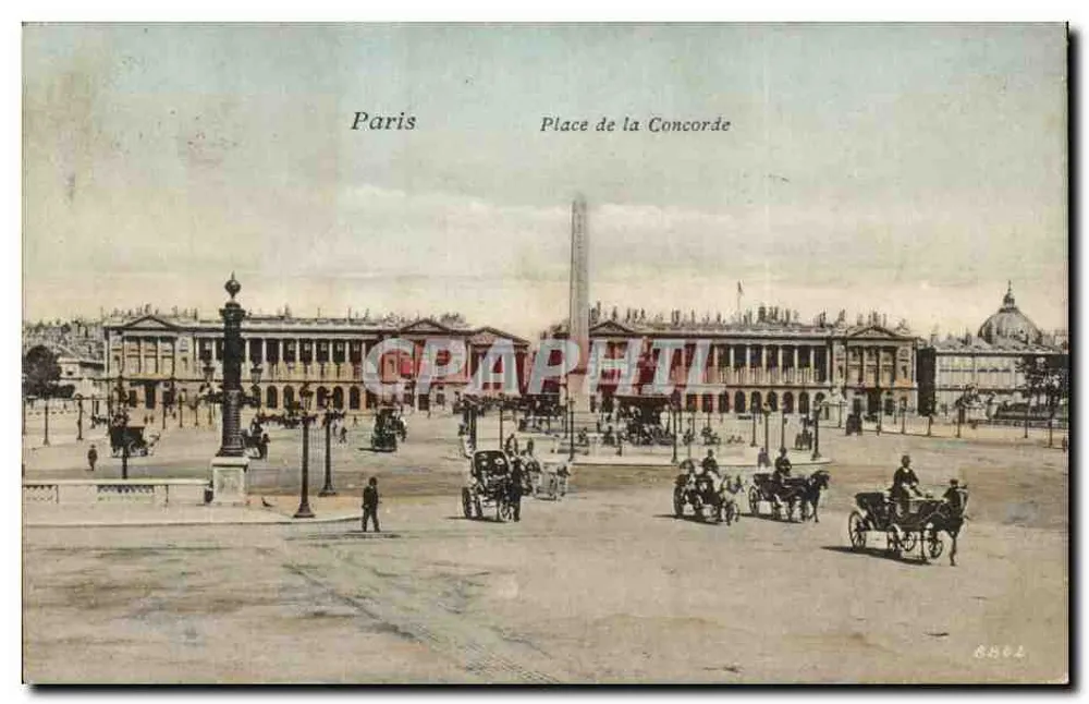 Paris — Praça da Concórdia — n° 6862 - Frente