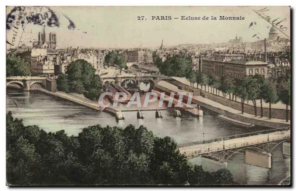 PARIS — Ecluse de la Monnaie — Wydawca nieznany, n° 27 - Awers