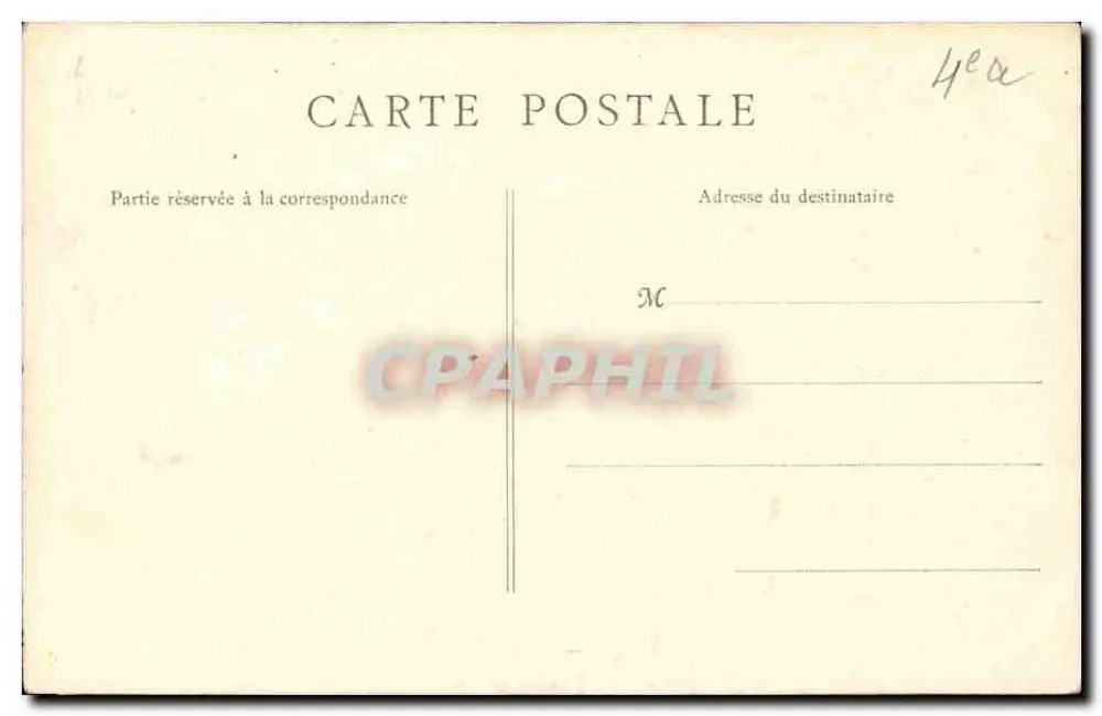 Paris — Hôtel de Ville — E.R. Paris, n° 138 - Verso