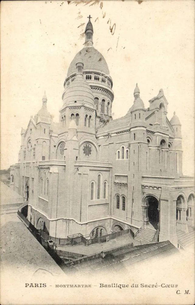 PARIS - MONTMARTRE - Basilika des Heiligen Herzens — C. M. - Vorderseite