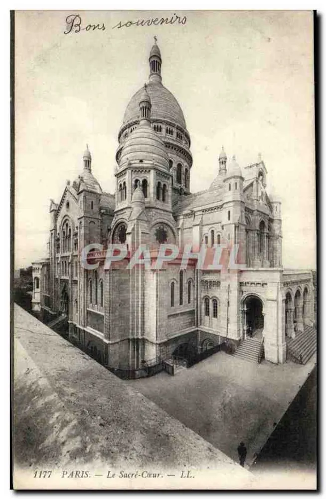 Paris — Der Sacré-Cœur — Bons souvenirs, n° 1177 - Vorderseite