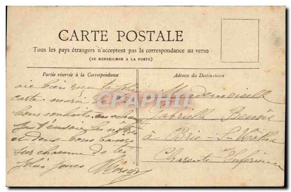 PARIS — O Arco do Triunfo do Carrousel — Coleção Petit Journal - Verso