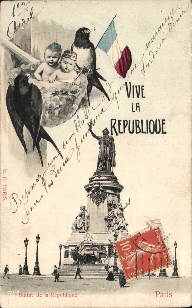 Statue der Republik — Paris — M. F. PARIS, Nr. 97349 - Vorderseite