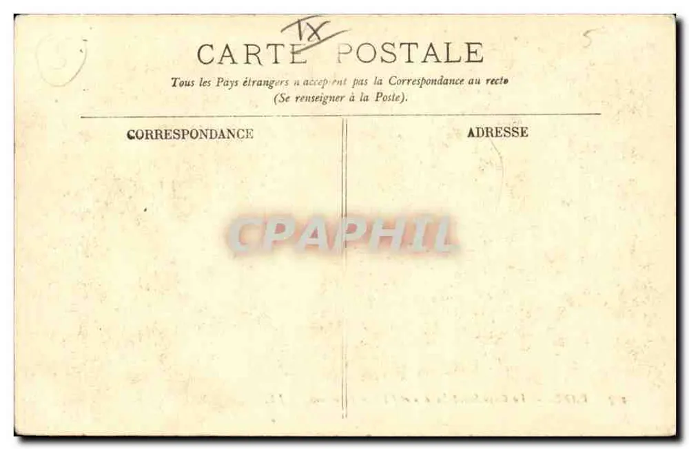 Paris — La Gare Saint-Lazare und das Hôtel Terminus — LL. n° 207 - Rückseite