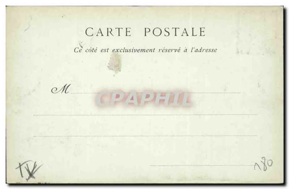 PARIS — Das Opernhaus, Nationale Akademie der Musik — Collections ND Phot - Rückseite
