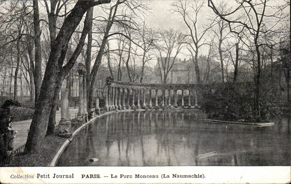 Paris — Der Parc Monceau (Die Naumachie) — Collection Petit Journal - Vorderseite