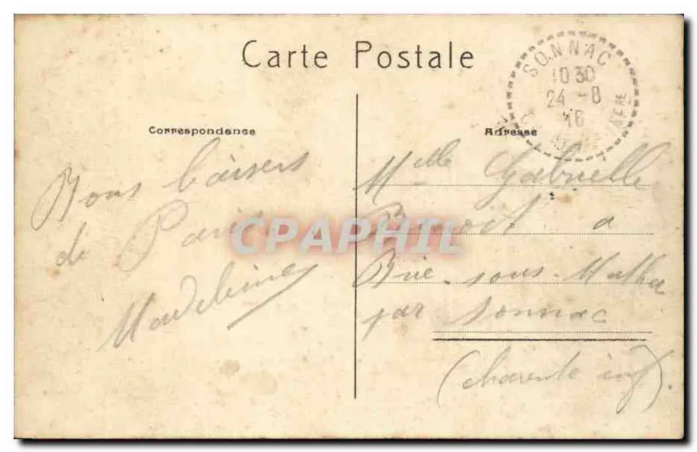 Paris — A Madeleine — P.A. - Verso
