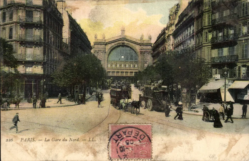PARIS — A Estação da Norte — LL. — Editor LL, n° 226 - Frente