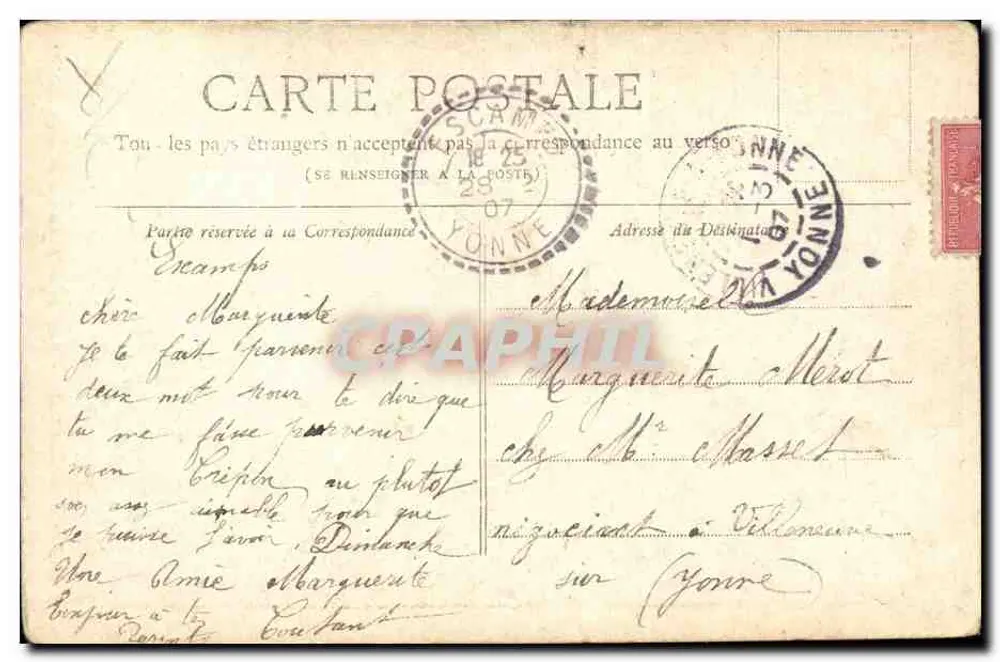 Place de la République — Paris — Sammlung Petit Journal - Rückseite