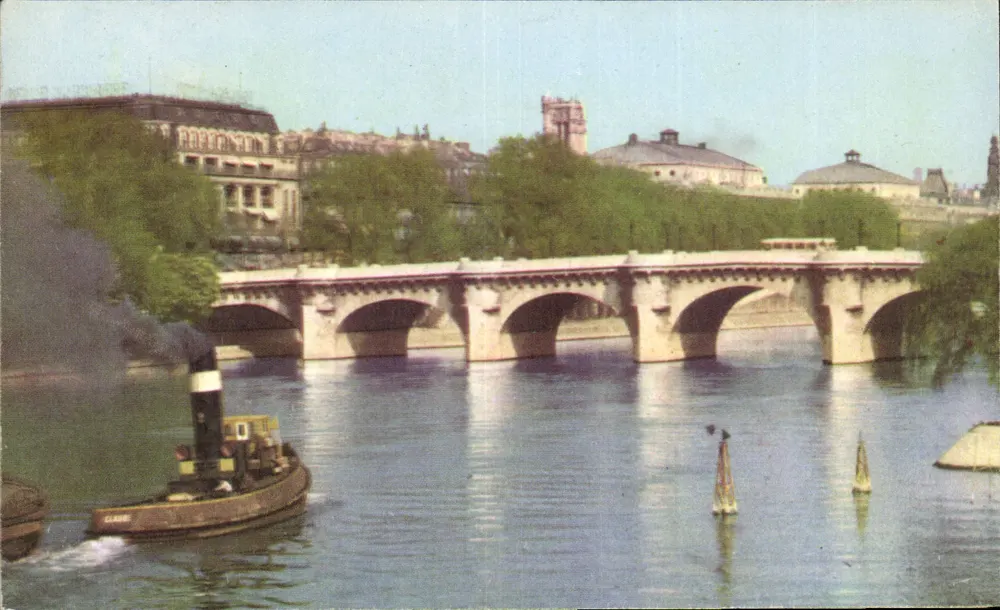 Ponte da Concorde — Paris — editor não visível - Frente