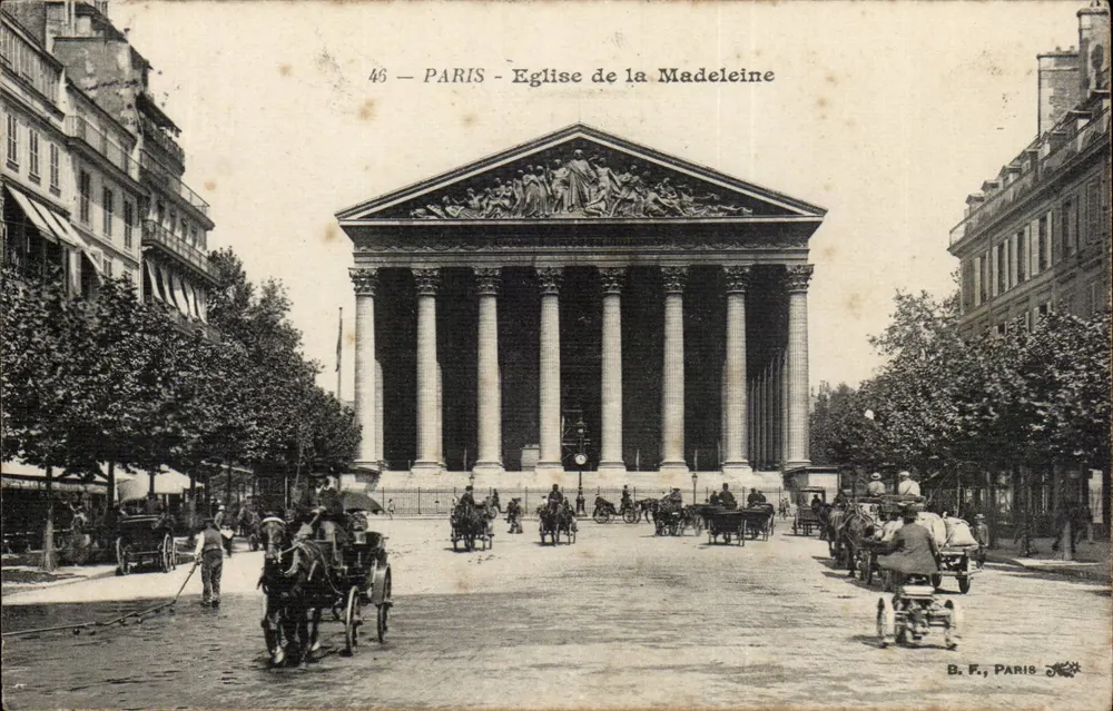 Paris - Igreja da Madeleine — B. F., Paris, n°46 - Frente