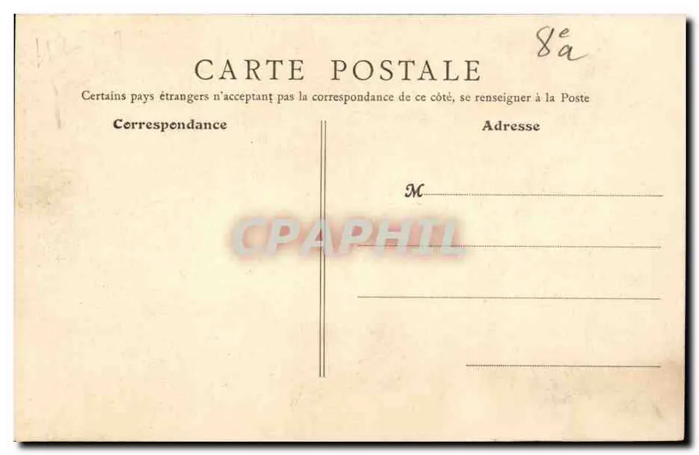 Paris — Igreja da Madeleine — E. & C. Paul, n° 59 - Verso