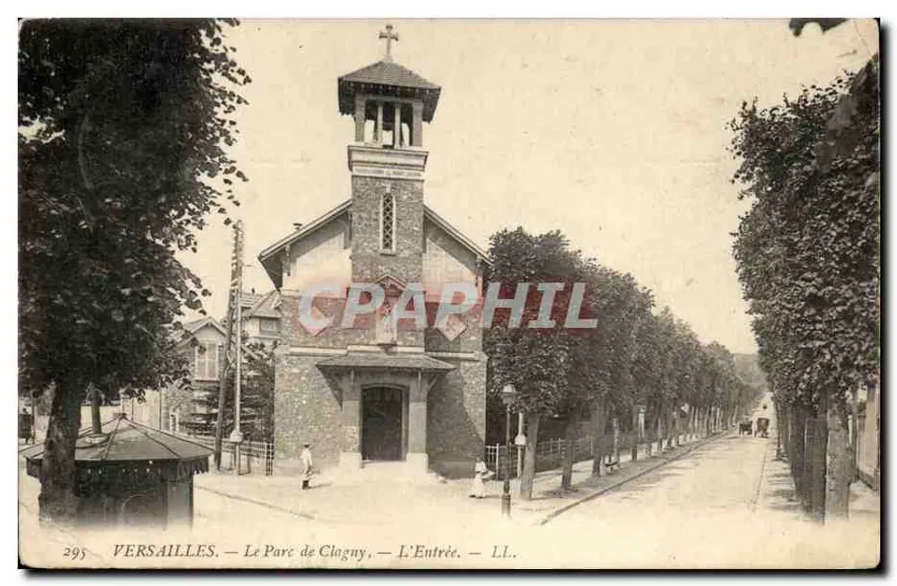 Versailles — O Parque de Clagny — A Entrada — LL. - Frente
