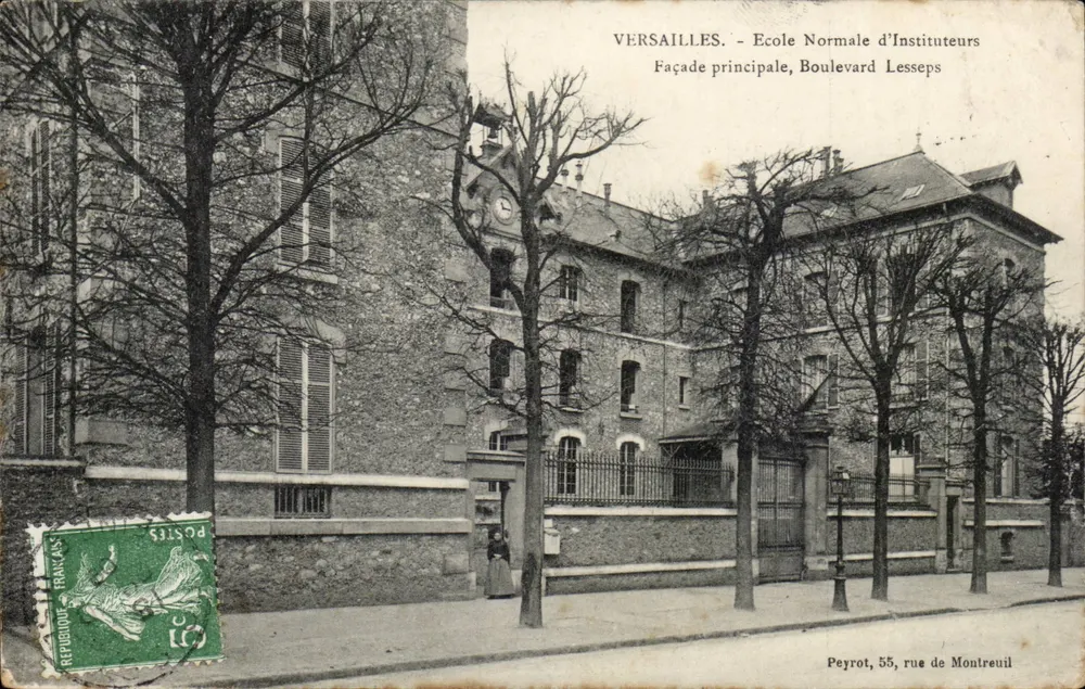 Versailles - Lehrerseminar - Hauptfassade, Boulevard Lesseps - Vorderseite