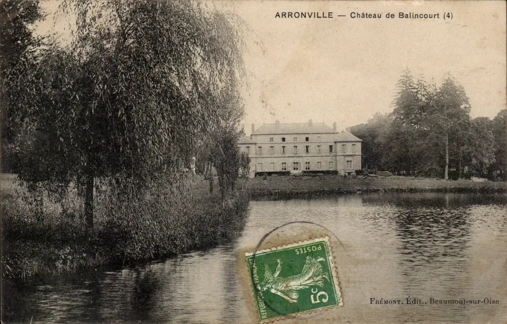 Arronville — Castelo de Balincourt (4) — Frémont, Edição Beaumont-sur-Oise - Frente
