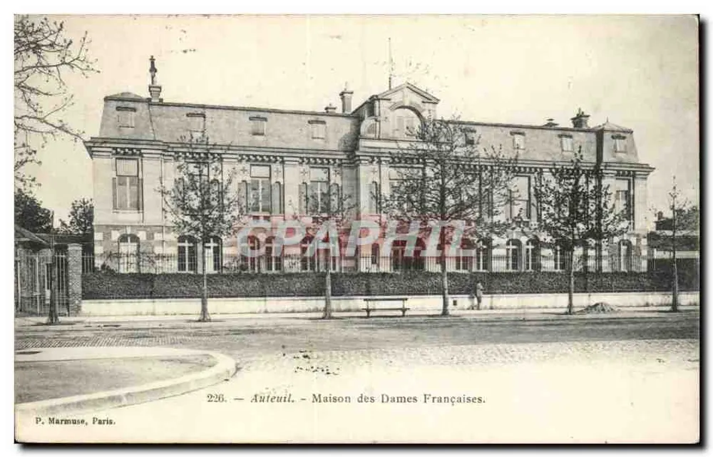 Auteuil — Huis van de Franse Dames — P. Marmuse, Parijs, n°226 - Voorkant