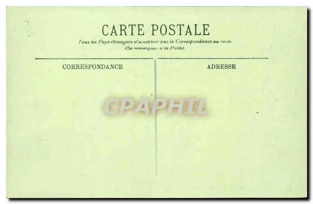 Paris (20. Jahrhundert) — Cimetière du Père-Lachaise — Le Four Crématoire — LL - Rückseite