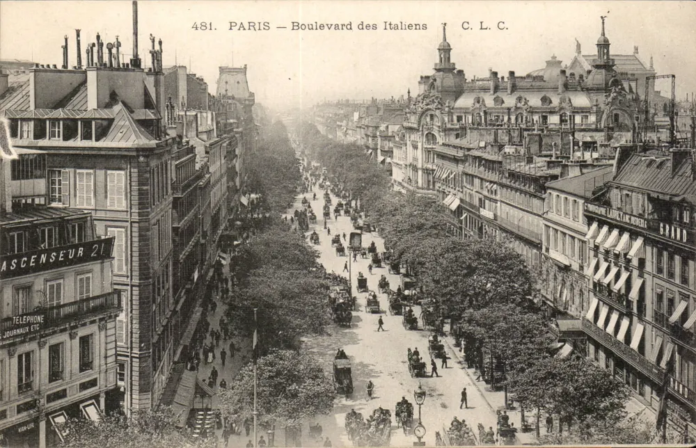 PARIS — Boulevard des Italiens — C. L. C. — n° 481 - Frente