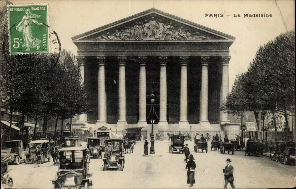 PARIS — A Madeleine — Editor desconhecido, número de série não visível - Frente