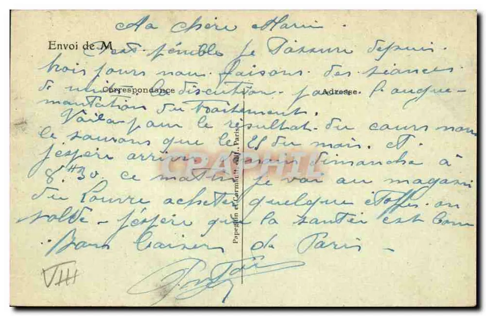 Paris - Praça da Concórdia — As Fontes e o Obelisco — A. P. n°79 - Verso