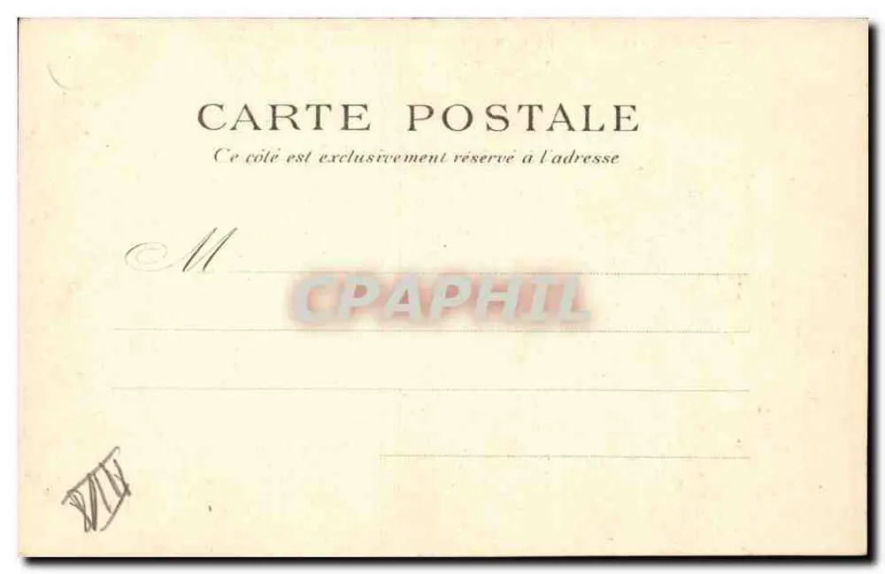 Paris — Die Pferde von Marly — Avenue des Champs-Élysées — P. P. C. Paris - Rückseite