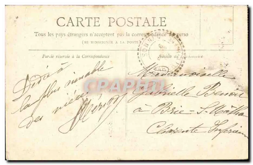 O Leão de Belfort — Paris — Coleção Petit Journal - Verso