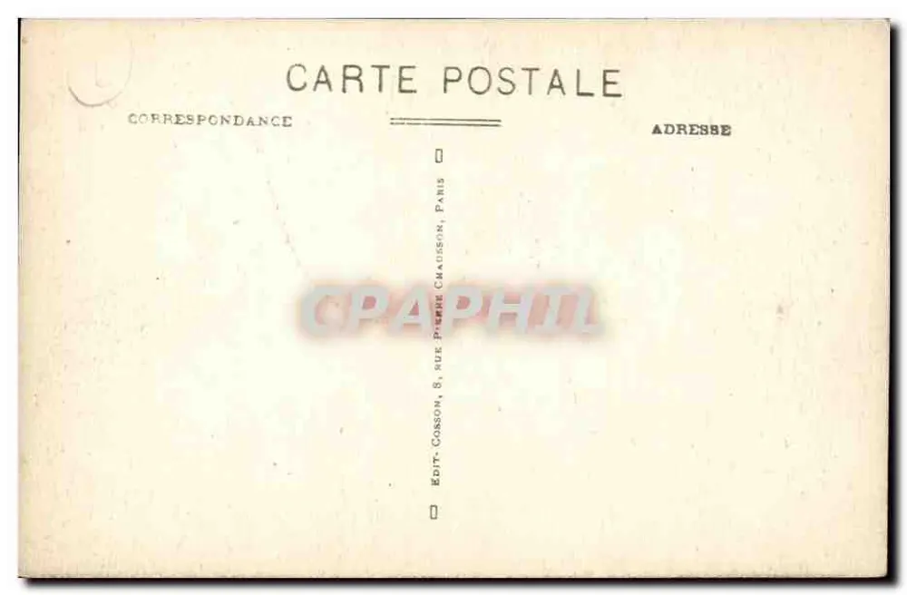 Paris (8e arrt) - A Place de la Concorde — C. M. n°245 - Verso
