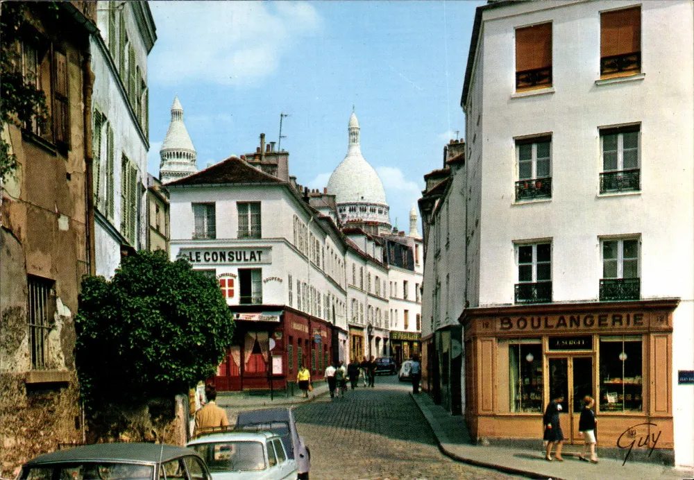 Montmartre — rue Norvins und place Jean-Baptiste Clément — Éditions GUY - Vorderseite