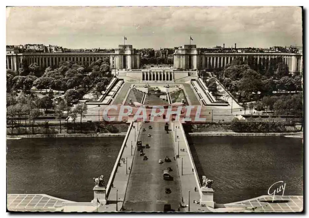Paris und seine Wunder — Die Brücke von Iéna und das Palais de Chaillot — Veröffentlicht von Guy, n° 7230 - Vorderseite
