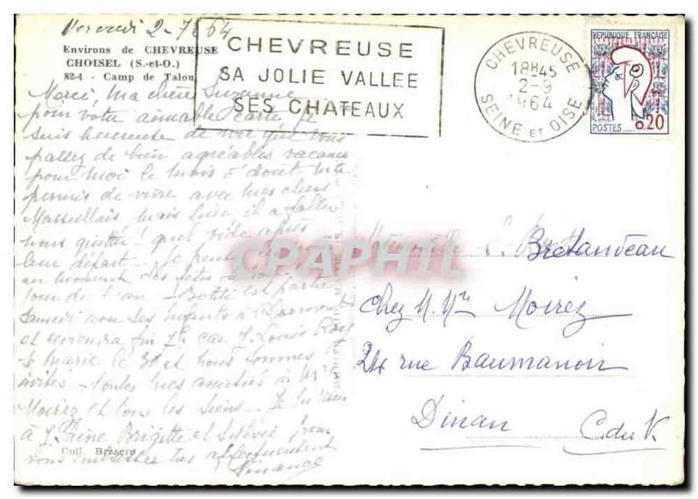 Camp de Talon — Chevreuse — Editor Crimy - Verso