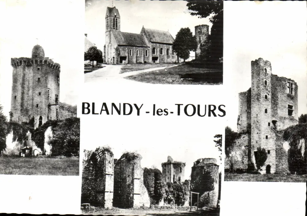 Blandy-les-Tours — Kasteel, kerk en ruïnes — Uitgave ARLIX, Parijs - Voorkant