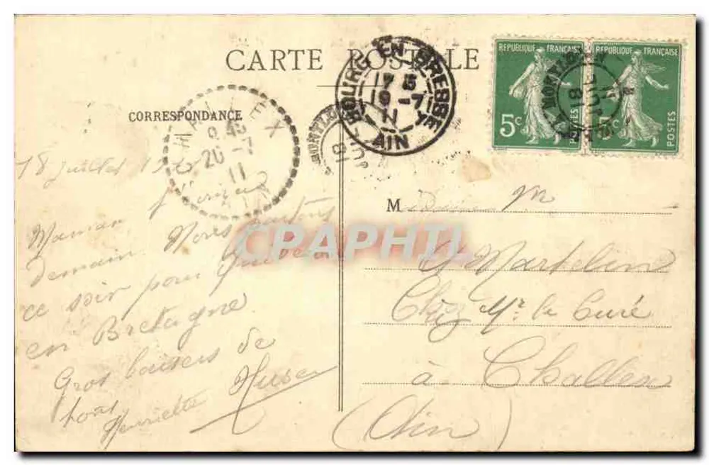 PARIS - Panorama der Seine Richtung Stadt — C.M. n°147 - Rückseite