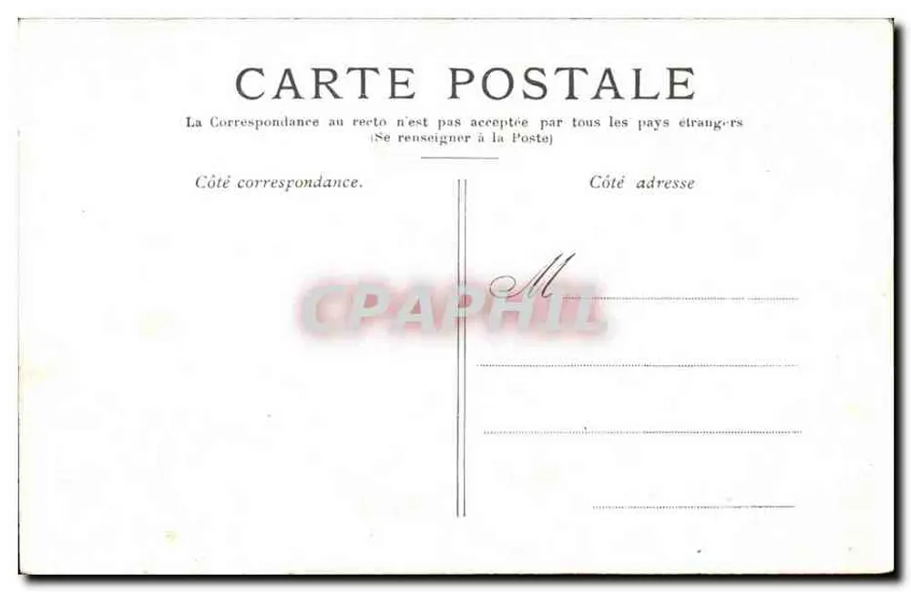 Paris — O Ponte Alexandre III — editor não visível - Verso