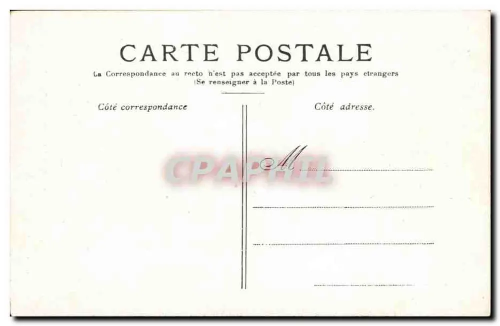 Paris — A Porta Saint-Denis — editor não identificado - Verso