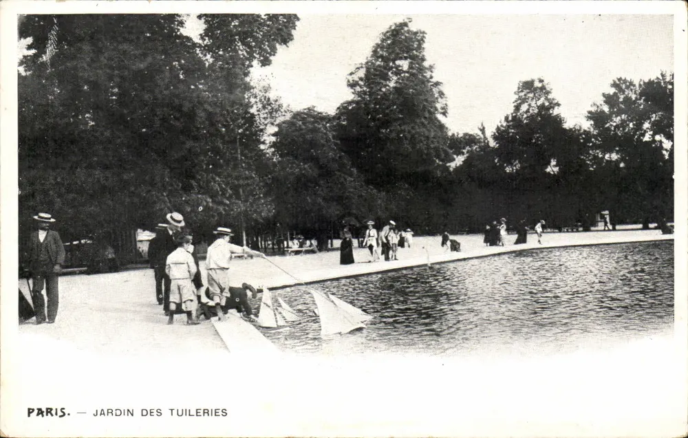 Paris — Jardin des Tuileries — unbekannter Verleger - Vorderseite