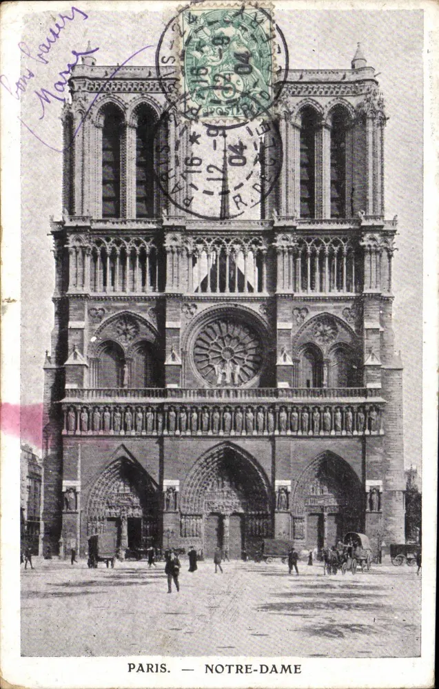 PARIS — NOTRE-DAME — Imp. P. SCHNEIDER e Cie, Paris - Frente