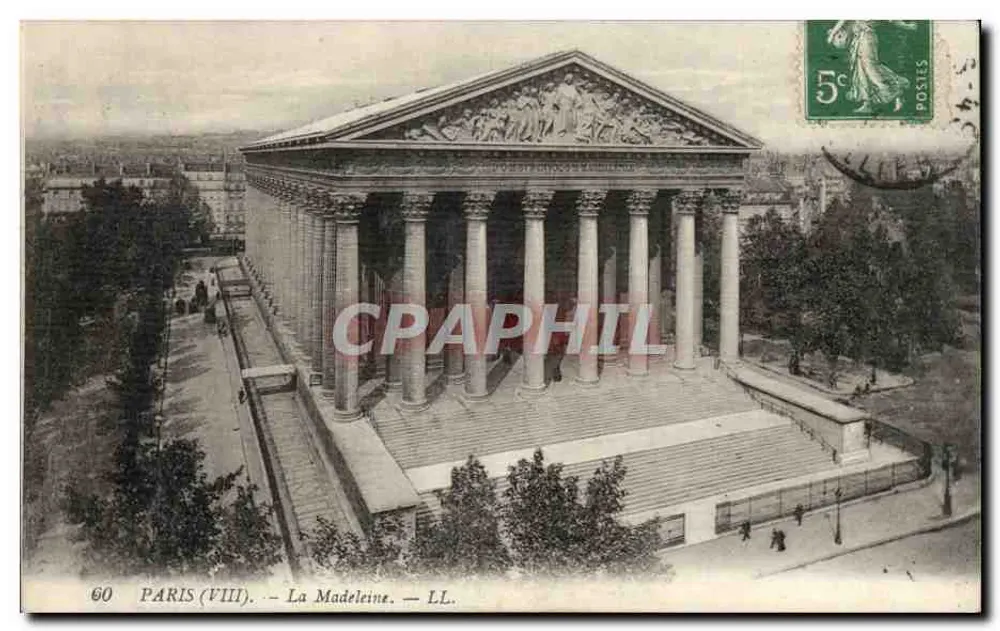 पेरिस (VIII) — ला मैडलीन — LL. - आगे