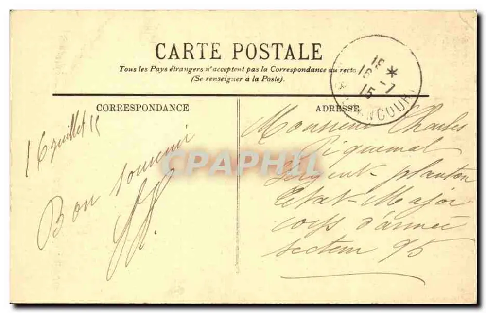 O Bois de Boulogne — Paris — L.L. — n°2665 - Verso