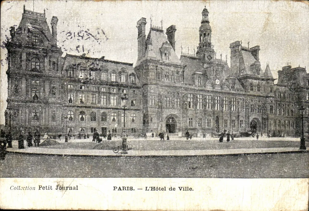 PARIS — L'Hotel de Ville — Collezione Petit Journal - Recto