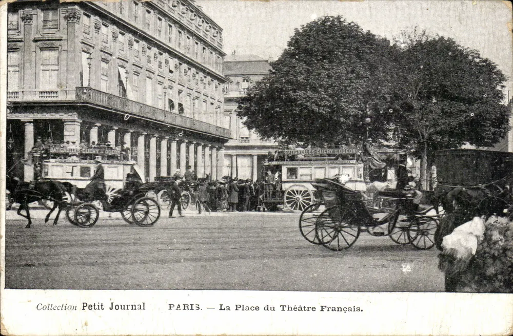 Paris — La Place du Théâtre Français — Collection Petit Journal - Vorderseite