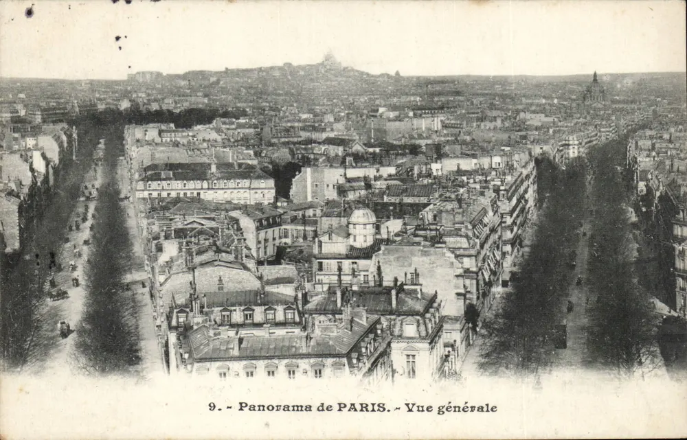Paris — Panorama de PARIS — Vista geral — n°9 - Frente