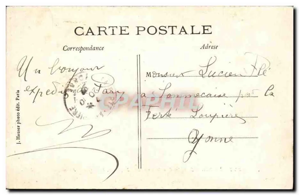 PARIS - Jardin des Plantes - Jaguar, Félix Onca (Amerika) — J.H. Nr. 377 - Rückseite