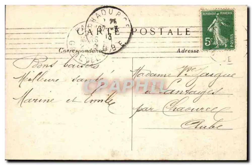PARIS – Panorama vom Grand Palais des Champs Élysées — G. M. n°177 - Rückseite