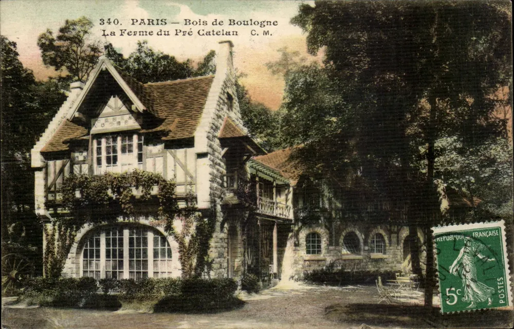 Paris — Bois de Boulogne — La Ferme du Pré Catelan — C.M. n°340 - Vorderseite