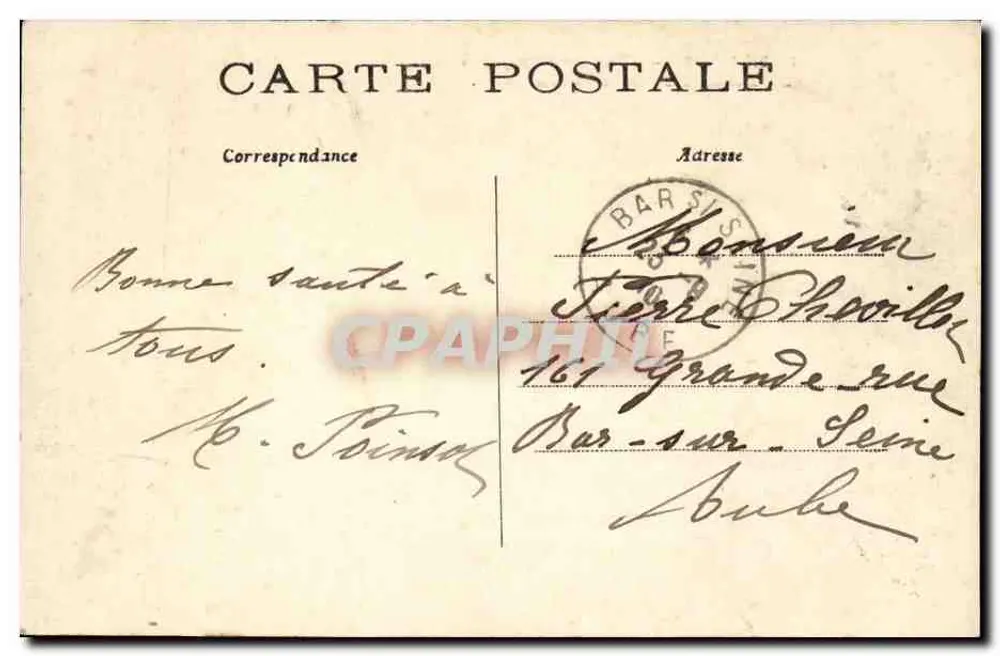 Paris — Bois de Boulogne — La Ferme du Pré Catelan — C.M. n°340 - Rückseite